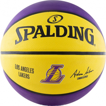 Мяч баскетбольный SPALDING NBA Team Los Angeles Lakers размер 7 83-510z УТ-00013925